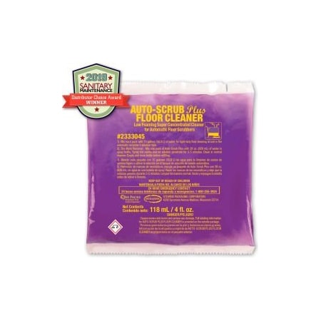 Stearns Packaging Stearns Auto-Scrub Plus Floor Cleaner - 4 oz Packs, 36 Packs/Case - 2333045 2333045